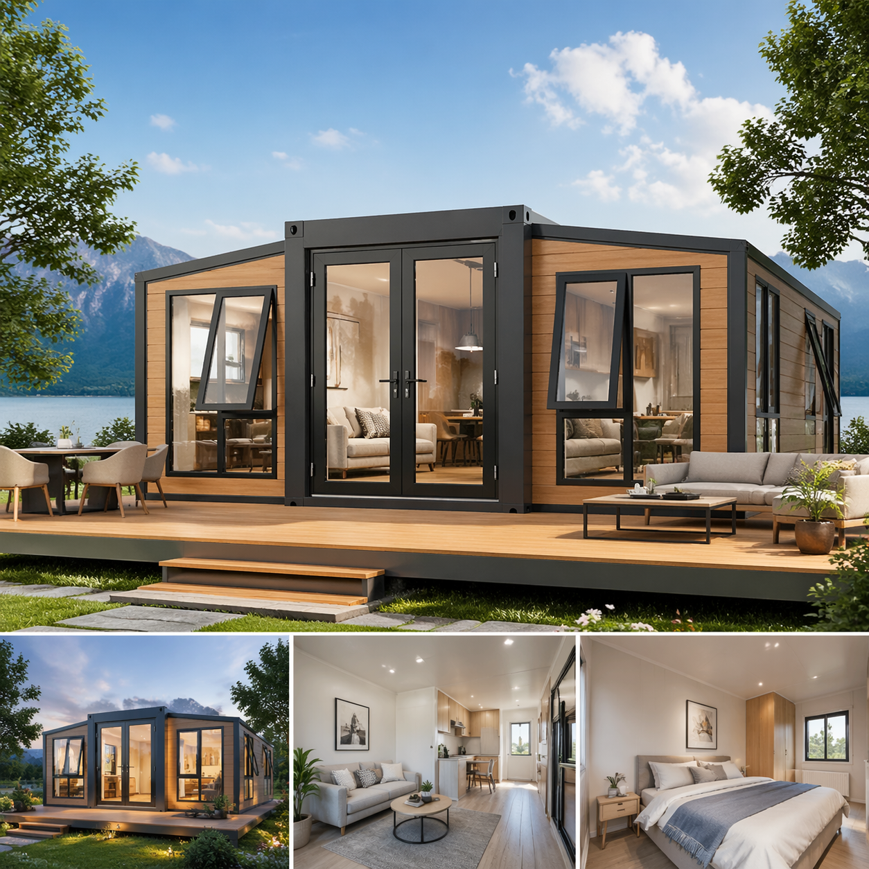 Eco Friendly Prefab House with - Sustainable Living House review and price