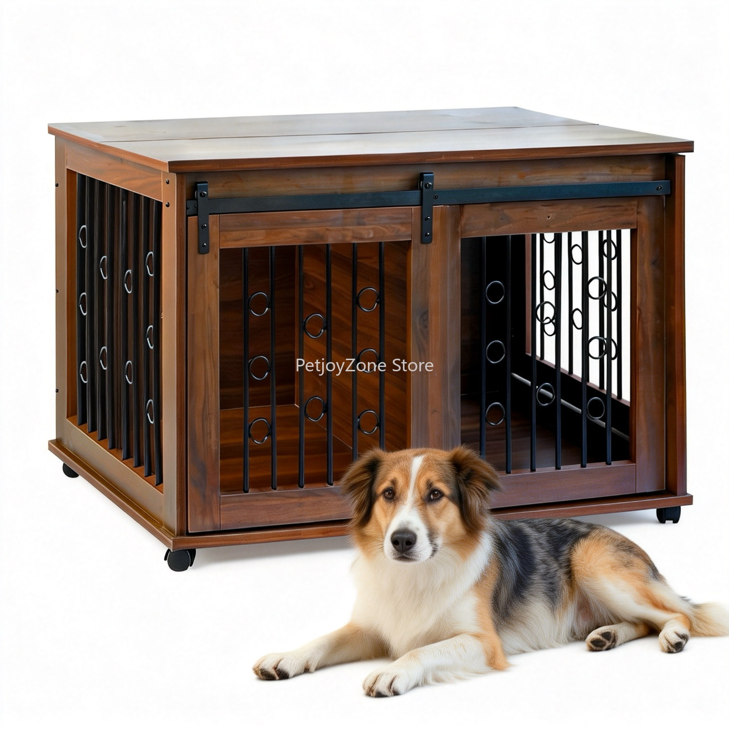 Luxury Two-Door Solid Wooden D - Sustainable Living House review and price